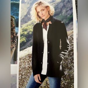 Peruvian Connection Womens Pub jacket. Black XXL.wool. Excellent condition.